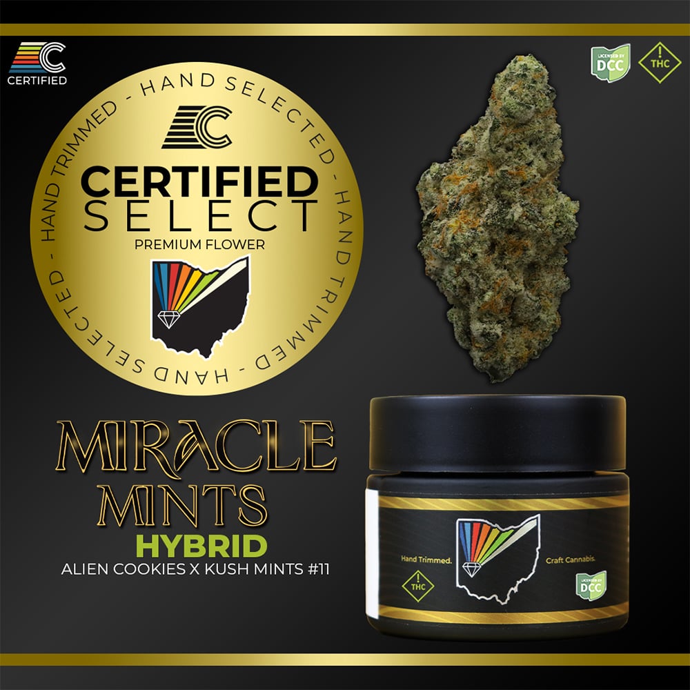 CERTIFIED CULTIVATORS - MIRACLE MINTS - SELECT  HYBRID