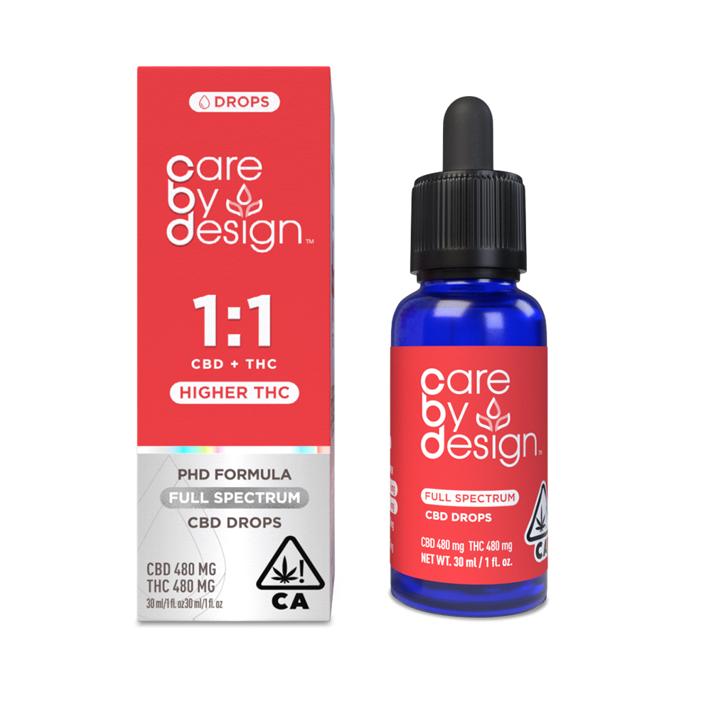 Care By Design | 1:1 Full Spectrum CBD Drops 30ml