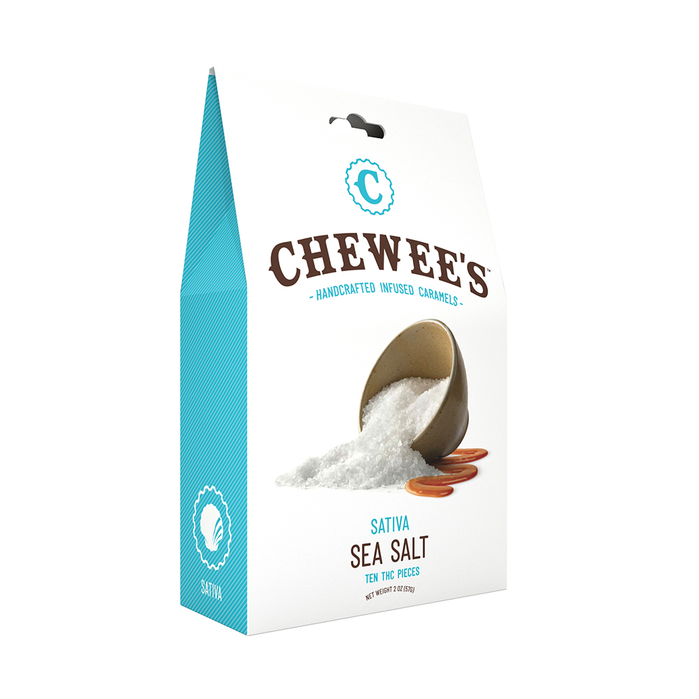 Sea Salt Caramels Sativa 100mg 10-pack