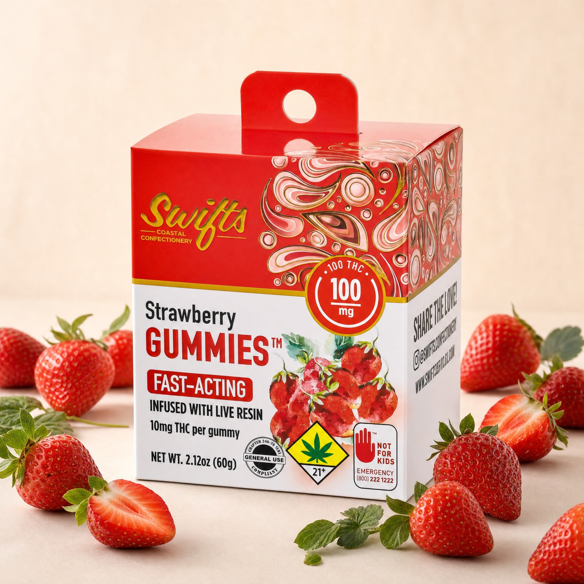 Strawberry [10pk] (100mg)