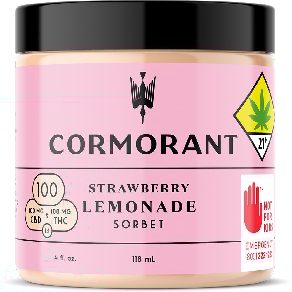 Strawberry Lemonade Sorbet