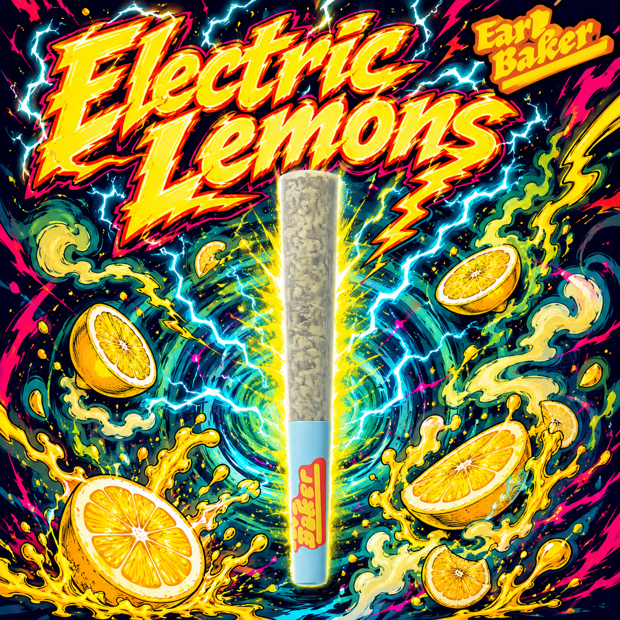 Earl Baker - Electric Lemons (S) 1g Pre-Roll 1pk (1g) C0151000029
