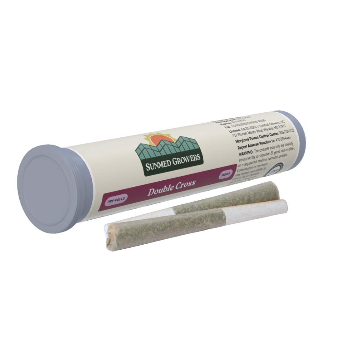 Double Cross Pre-Roll 0.5g 2-Pack Double Cross Pre-Roll 0.5g 2-Pack