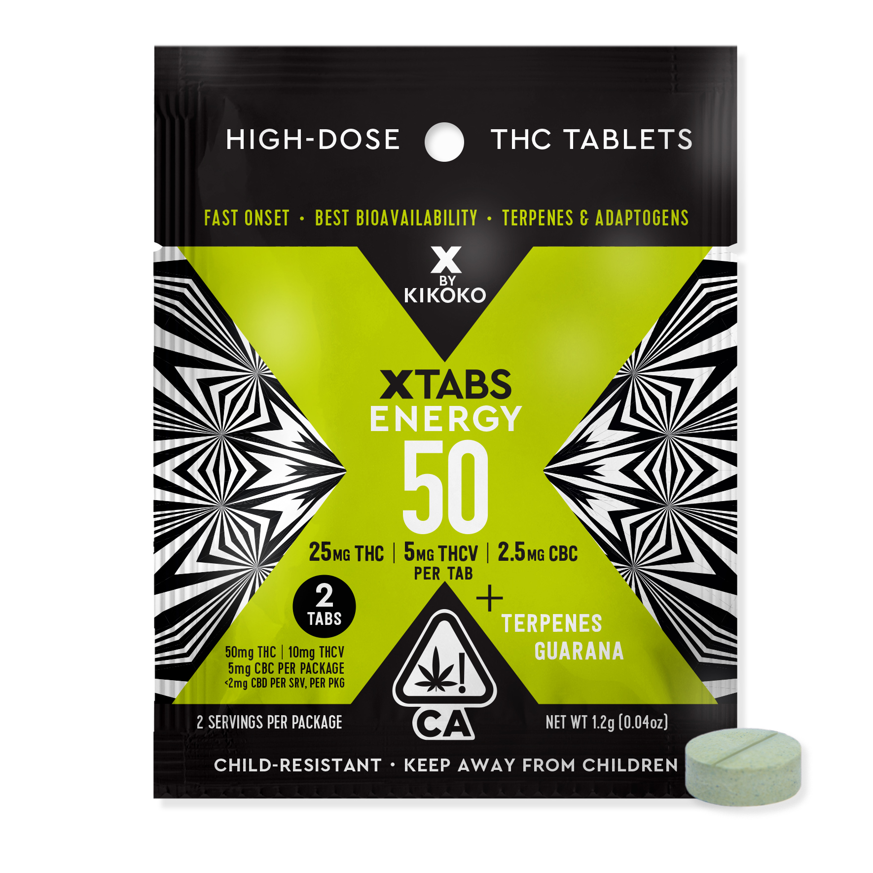 Energy [2pk] (50mg THC/10mg THCV/5mg CBC)