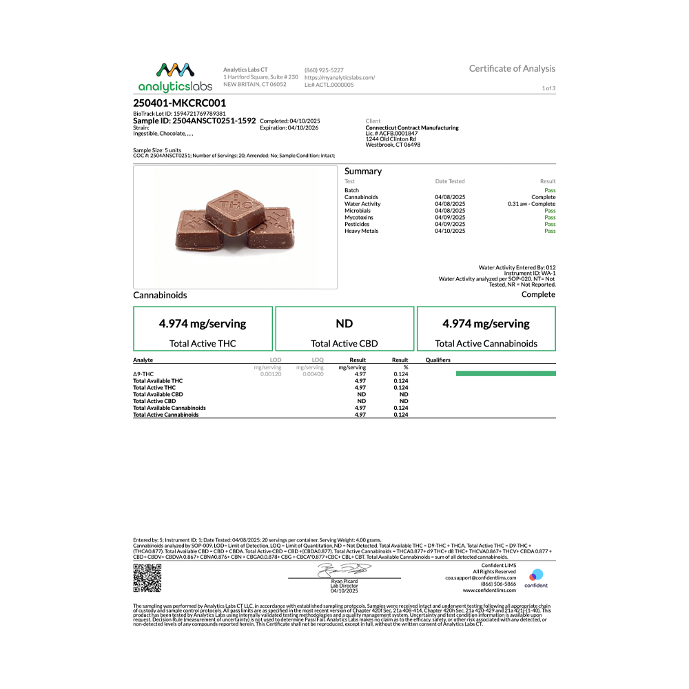 Shop Craic-Milk Chocolate-20ct-00143 | Jane