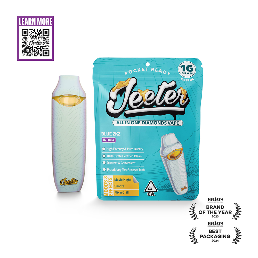 Blue ZKZ [1000mg] | Jeeter | Vape - Purple Lotus
