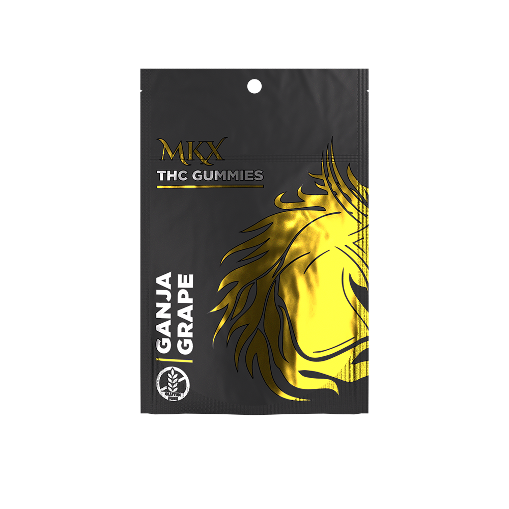 100mg Gummies | Ganja Grape | 5pk
