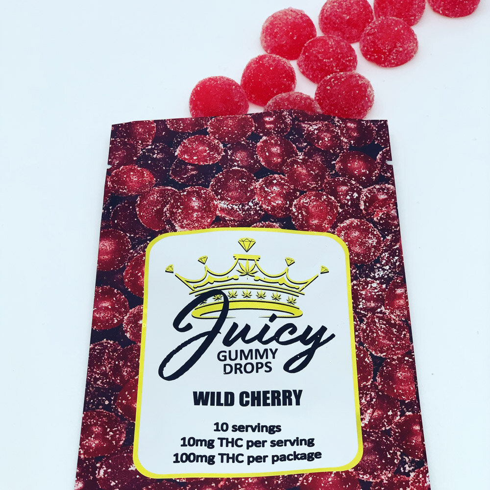 Watermelon (100mg) Juicy Gummy Drops Gummy Drops Jane
