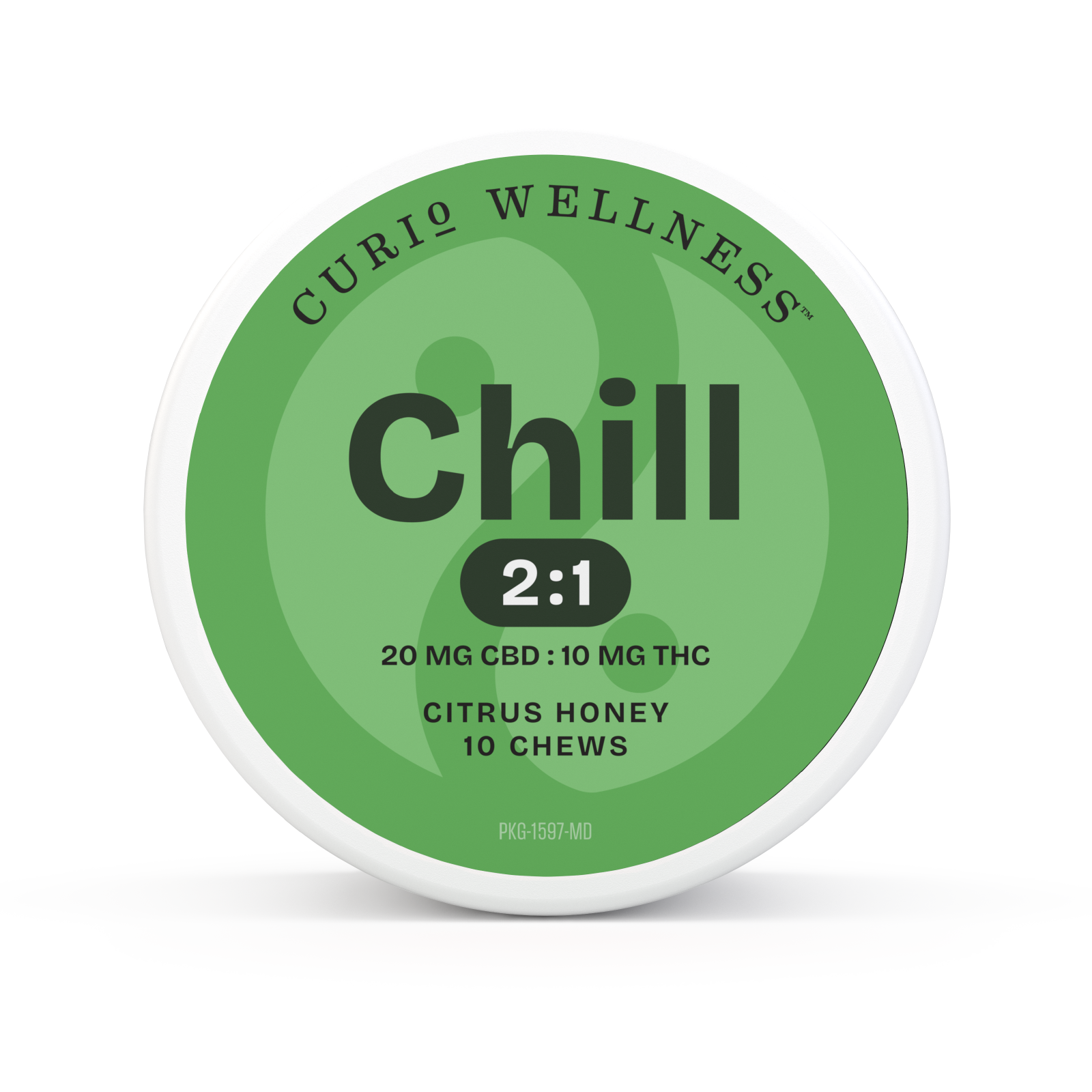 Chill 2:1 Chews - Citrus Honey [10pk] (200mg CBD/100mg THC)