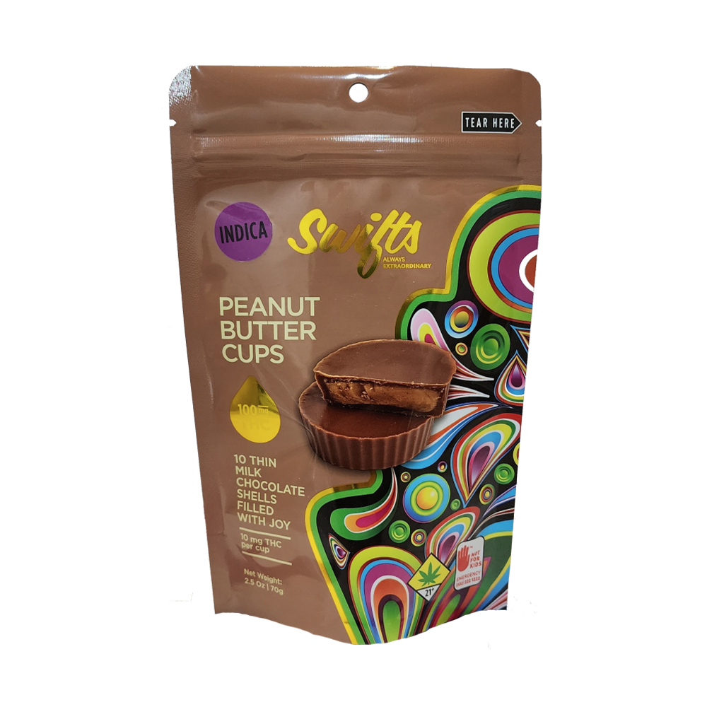 Milk Chocolate Peanut Butter Cups (Indica) 100mg 10-pack