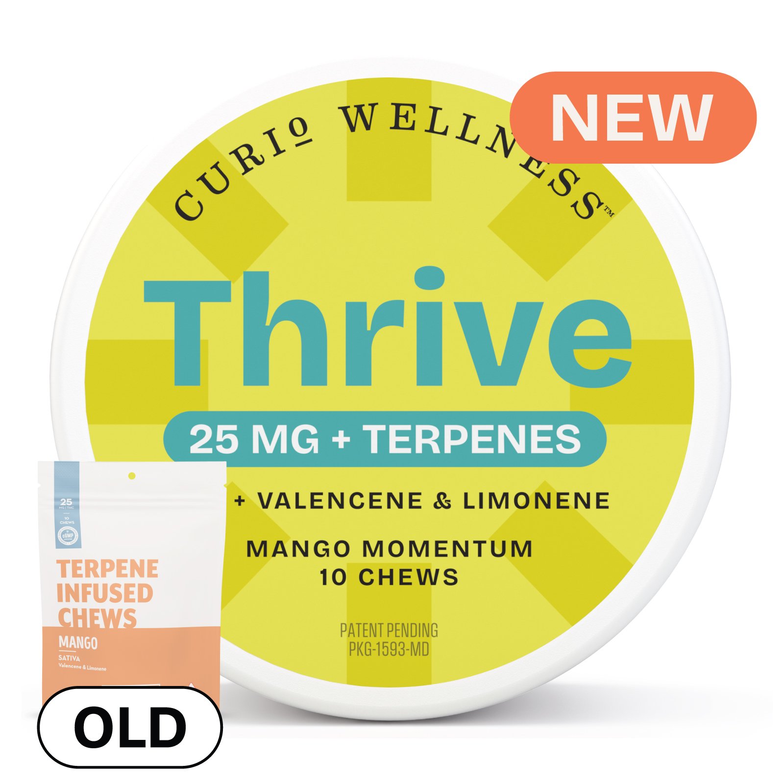Shop Thrive Mango Momentum [10pk] (250mg) Formerly Mango Terpene