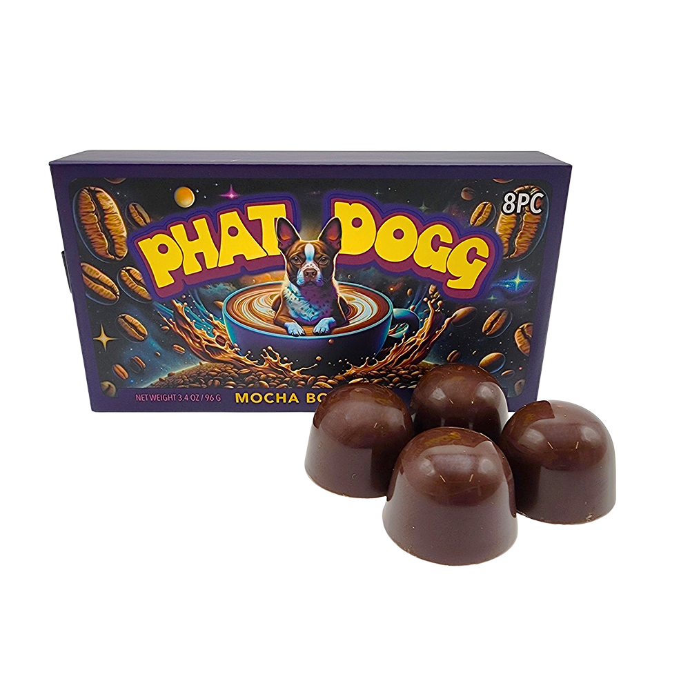 Shop Mocha Bon Bon Chocolates [8pk] (40mg THC) | Local Cannabis Co