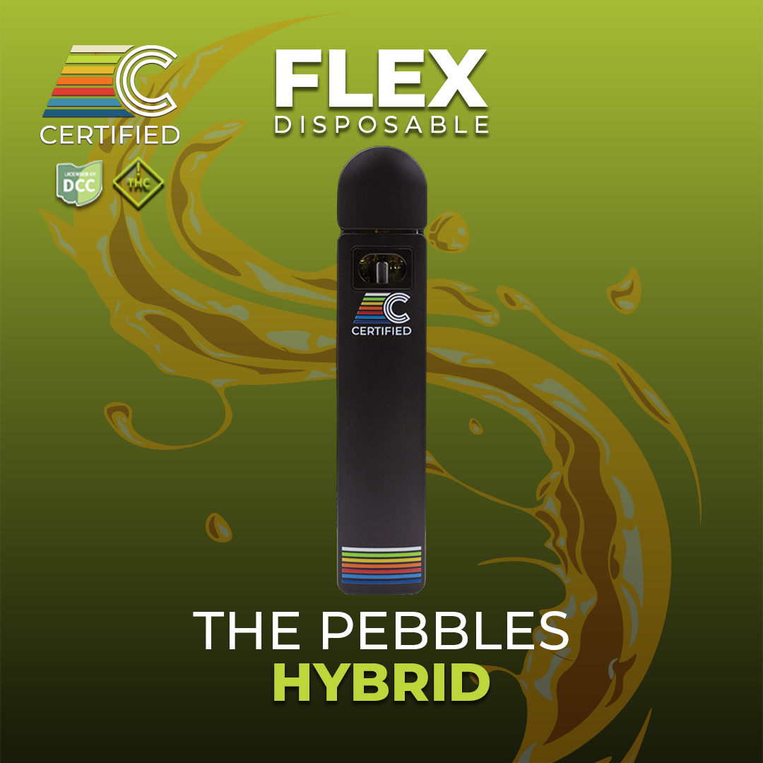 CERTIFIED CULTIVATORS - THE PEBBLES - FLEX DISPOSABLE - [1G] - HYBRID
