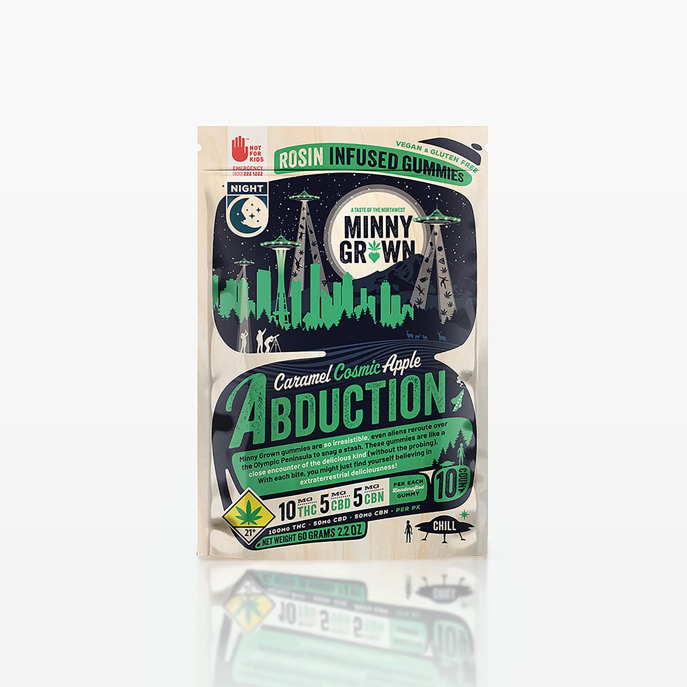 2:1:1 Caramel Cosmic Apple [10pk] (100mg THC/50mg CBD/50mg CBN)