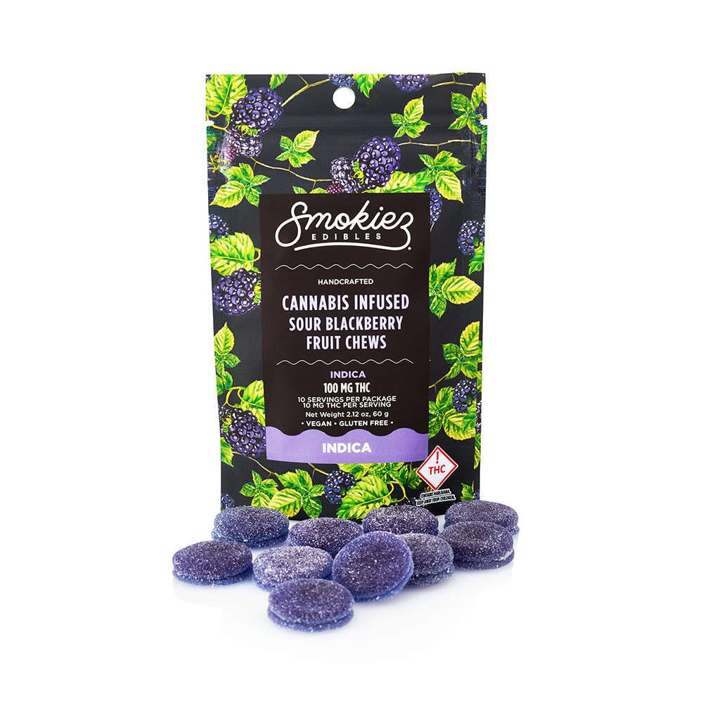 Sour Blackberry - Indica [10pk] (100mg)