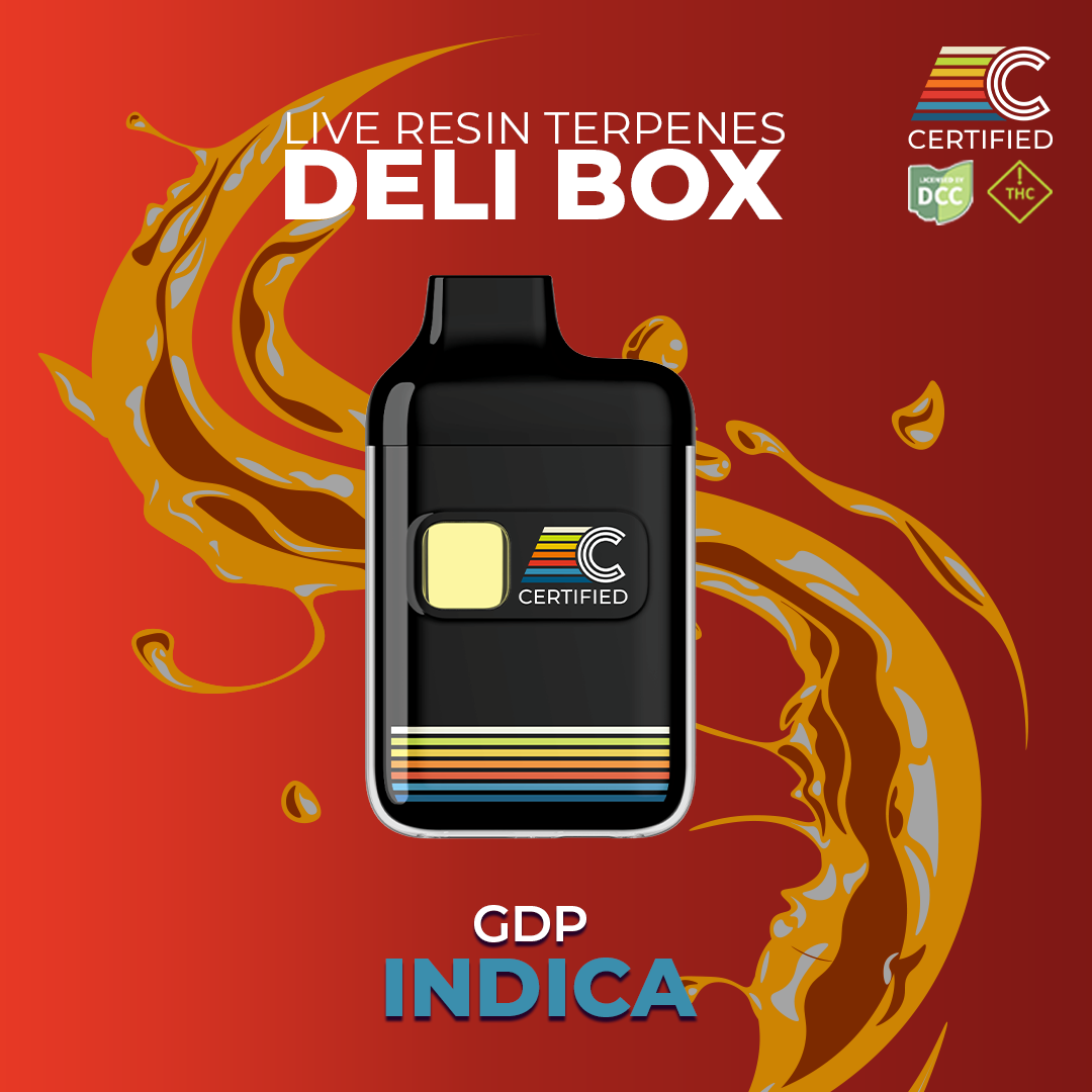 CERTIFIED CULTIVATORS - GDP - LRT DELIBOX DISPOSABLE - [1G] - INDICA