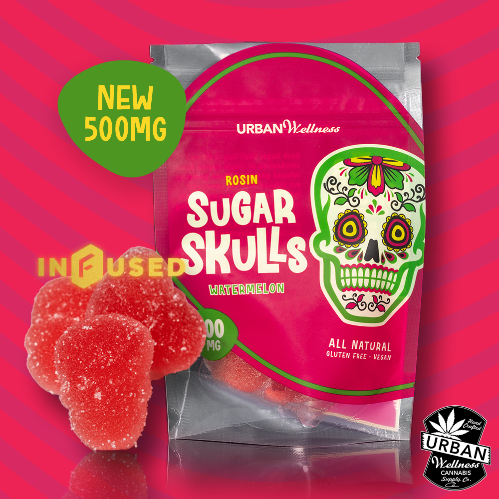 Rosin Sugar Skull - Watermelon (500mg)