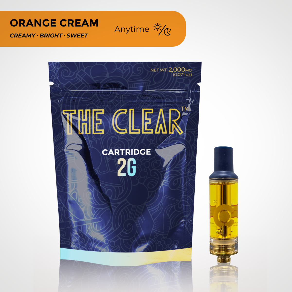 The Clear | Cart | 2G | H | Orange Cream