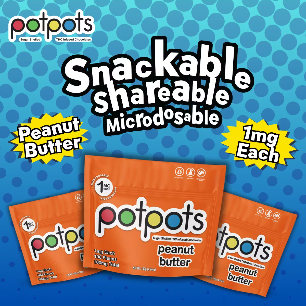 Peanut Butter Milk Chocolate [100pk] (100mg)