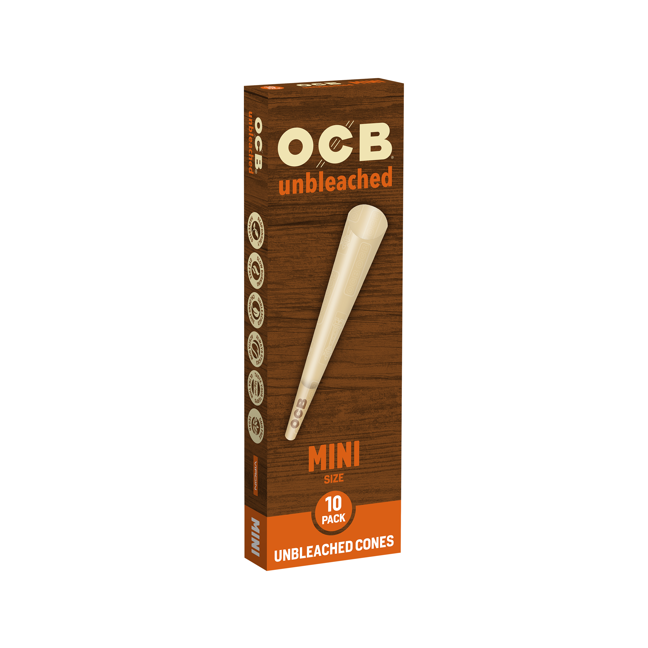 OCB® Unbleached Cones - Mini [10pk]
