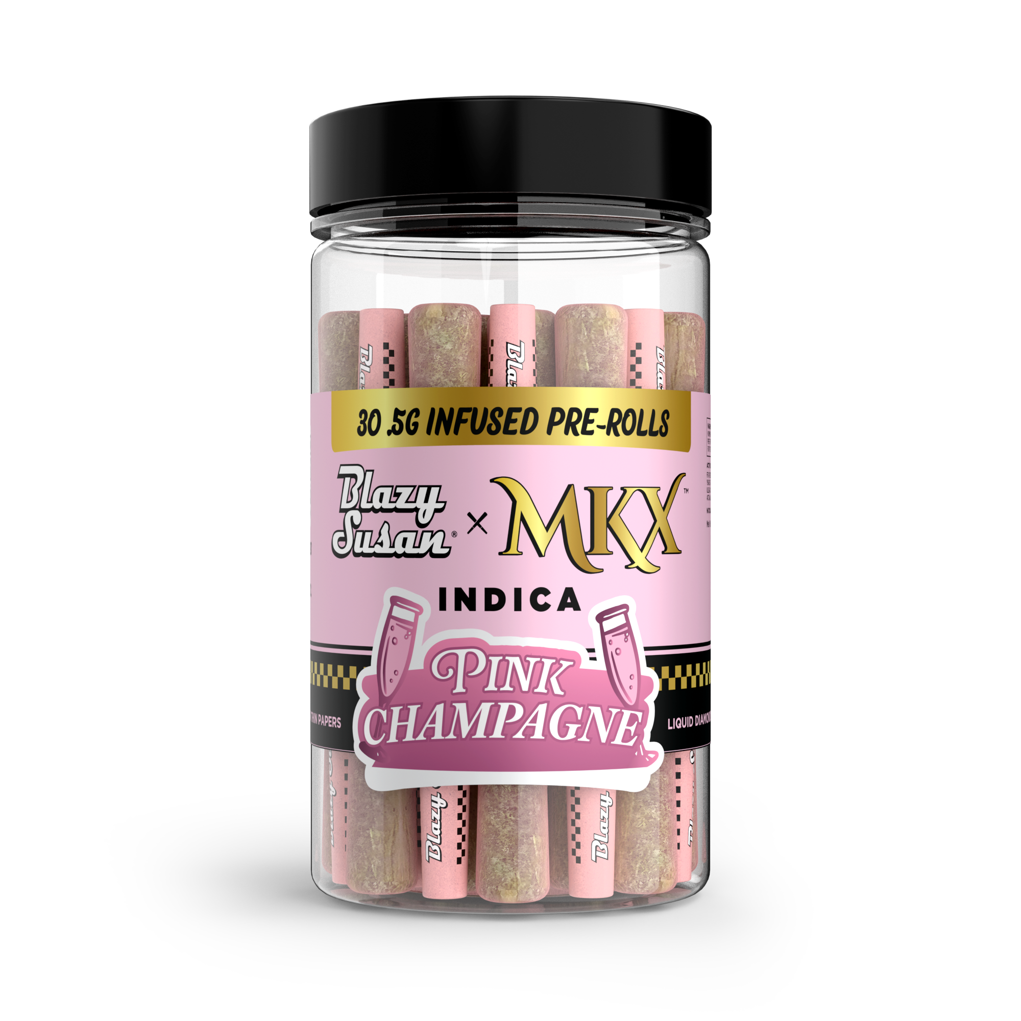 Blazy Susan x MKX | .5g Infused 30-Pack Pre-Rolls | Pink Champagne (I)