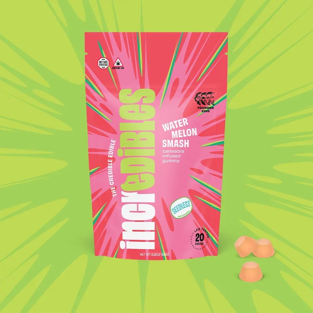 inc.edibles - Watermelon Smash (H) Gummies (4.1mg 20pk) C0010000912