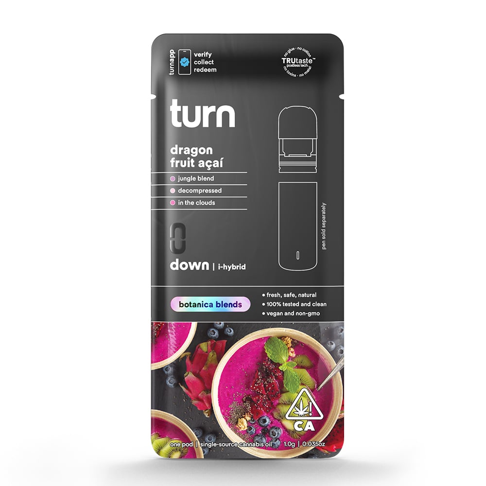 dragon fruit acai | turn | Weed Vape Pod - Purple Lotus