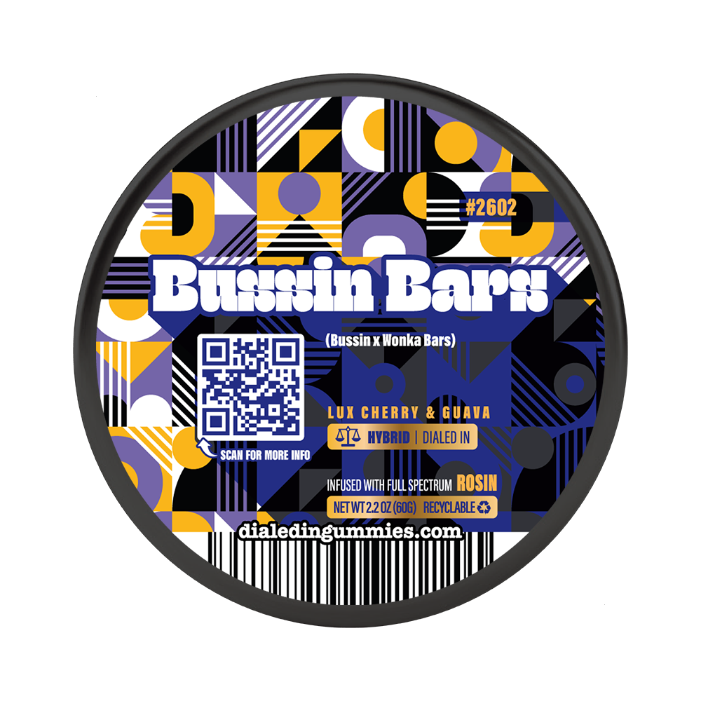 100mg - Bussin Bars #2602 - Rosin Gummies (10pk)