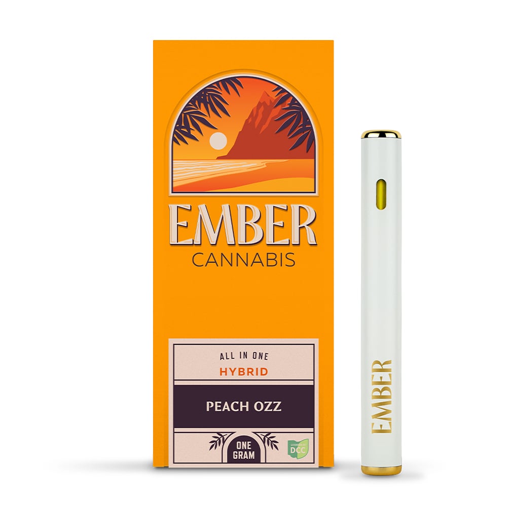 Ember - Peach Ozz - Disposable - 1g - Hybrid
