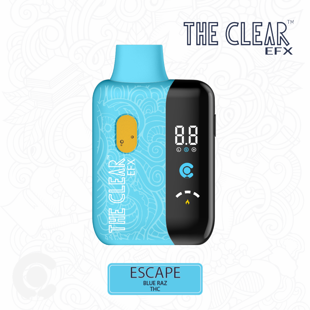 The CLEAR EFX All in One Vape 1g | Escape | Blue Raz