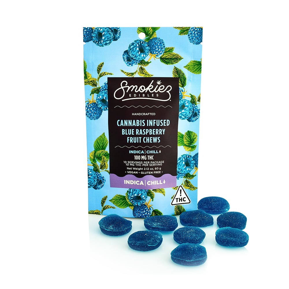 Blue Raspberry - Indica [10pk] (100mg)