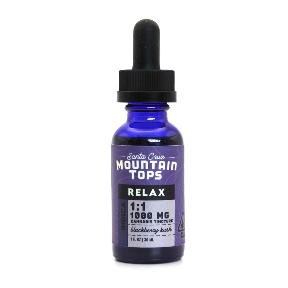Indica Relax® 1:1 Blackberry Kush [30ml] (550mgCBD:550mgTHC)