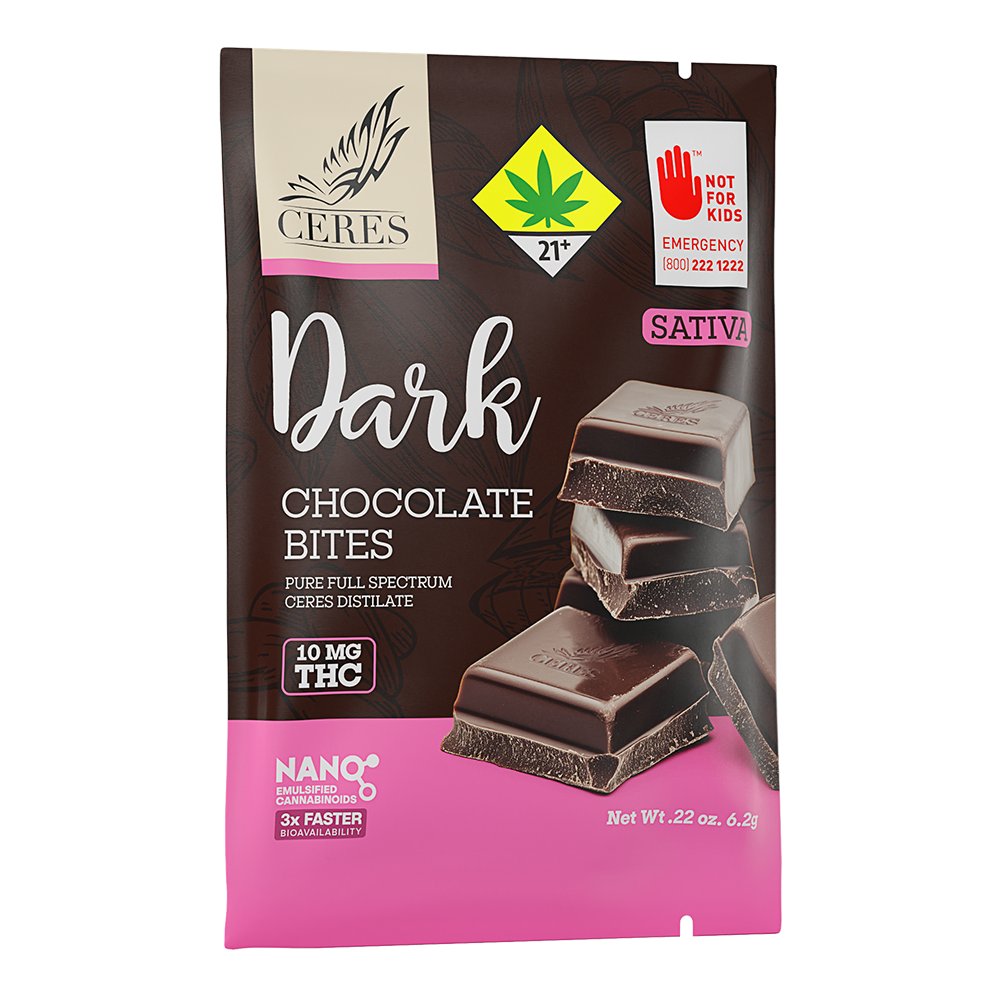 Dark Chocolate - Sativa [10pk] (100mg)