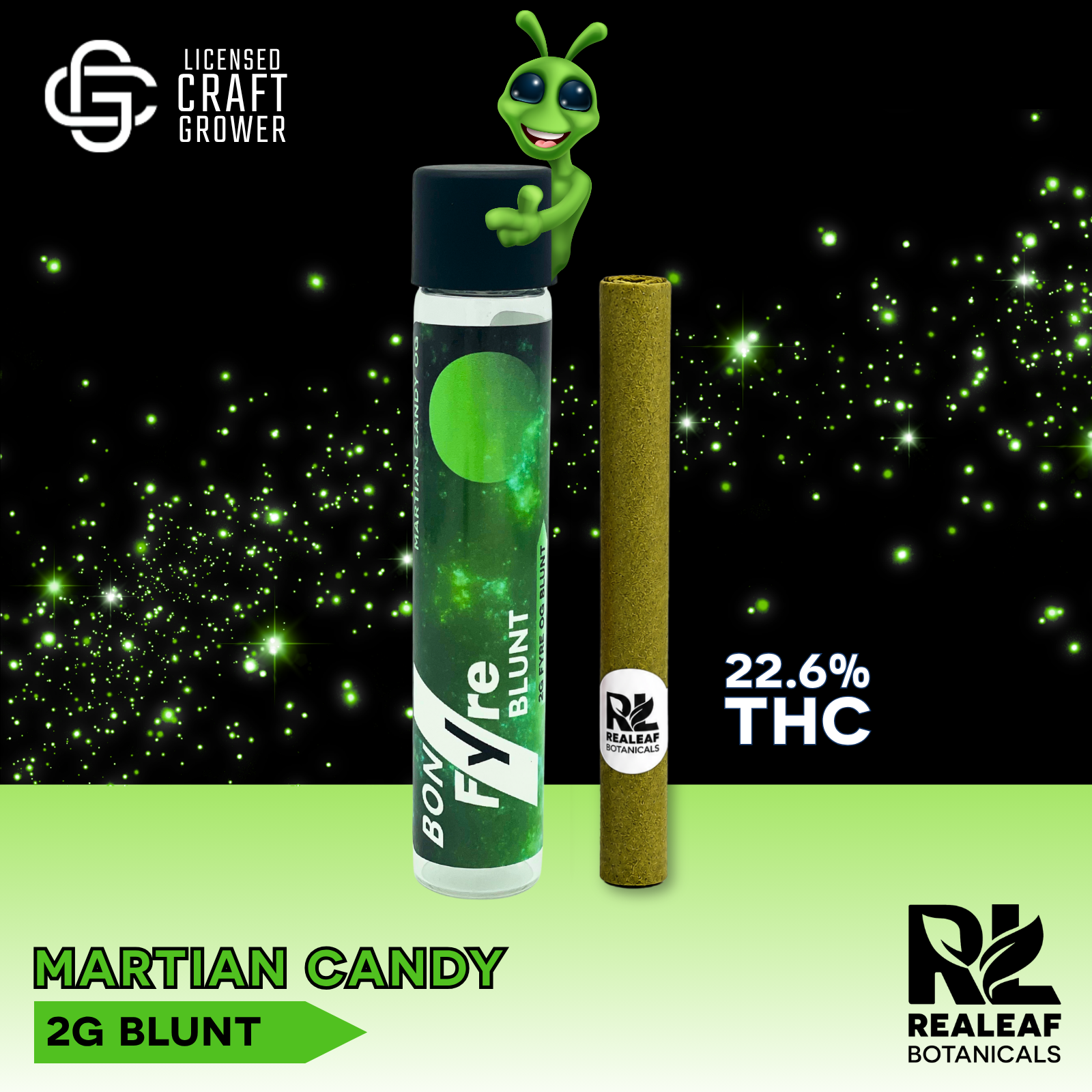 Martian Candy Blunt 2g Bon Fyre Blunt