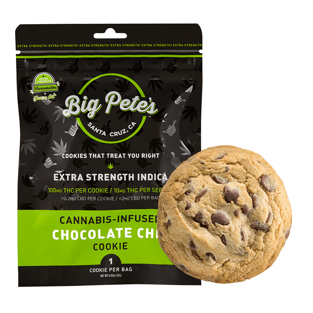 Extra Strength Chocolate Chip Single Cookie - Indica (100mg)