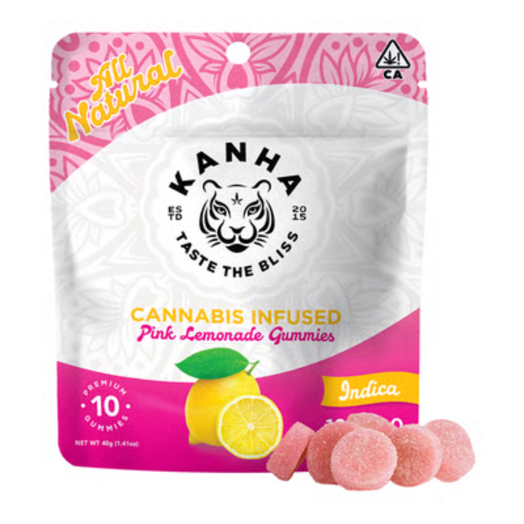 KANHA | Pink Lemonade | Indica | 100mg THC | 10-pack