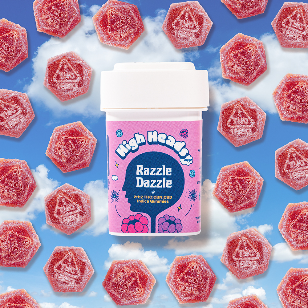 Razzle Dazzle 2:1:2 - Indica 10pk (100mg THC + 50mg CBN + 100mg CBD)