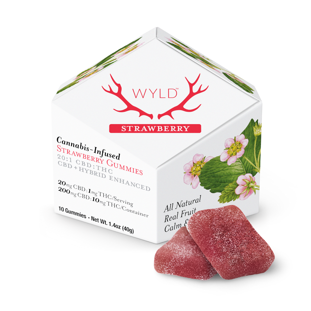 Strawberry 20:1 CBD + Hybrid Enhanced Gummies | 10mg