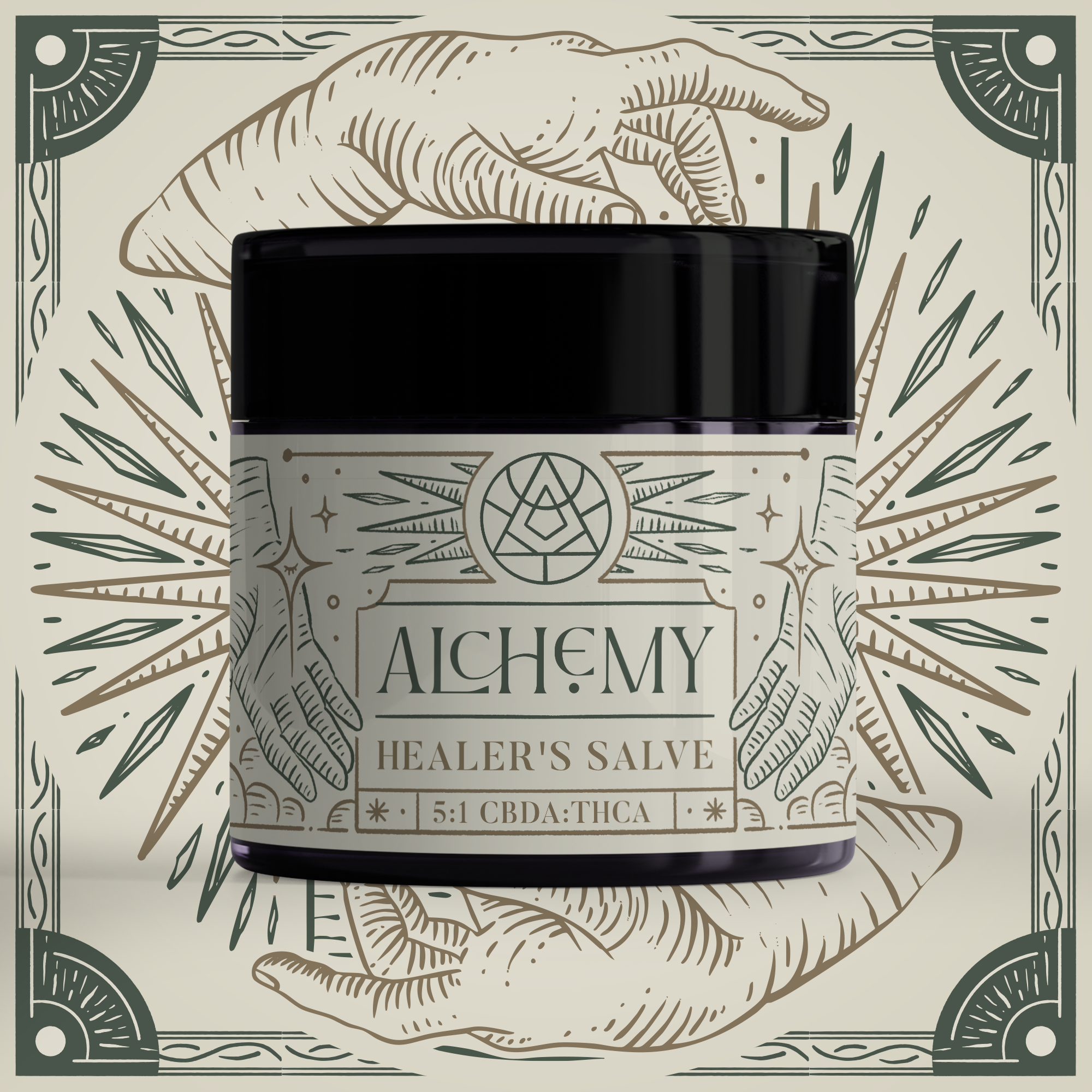 Healer's Salve 5:1 (CBDA: THCA) [2oz] (500mg CBDA/100mg THCA)