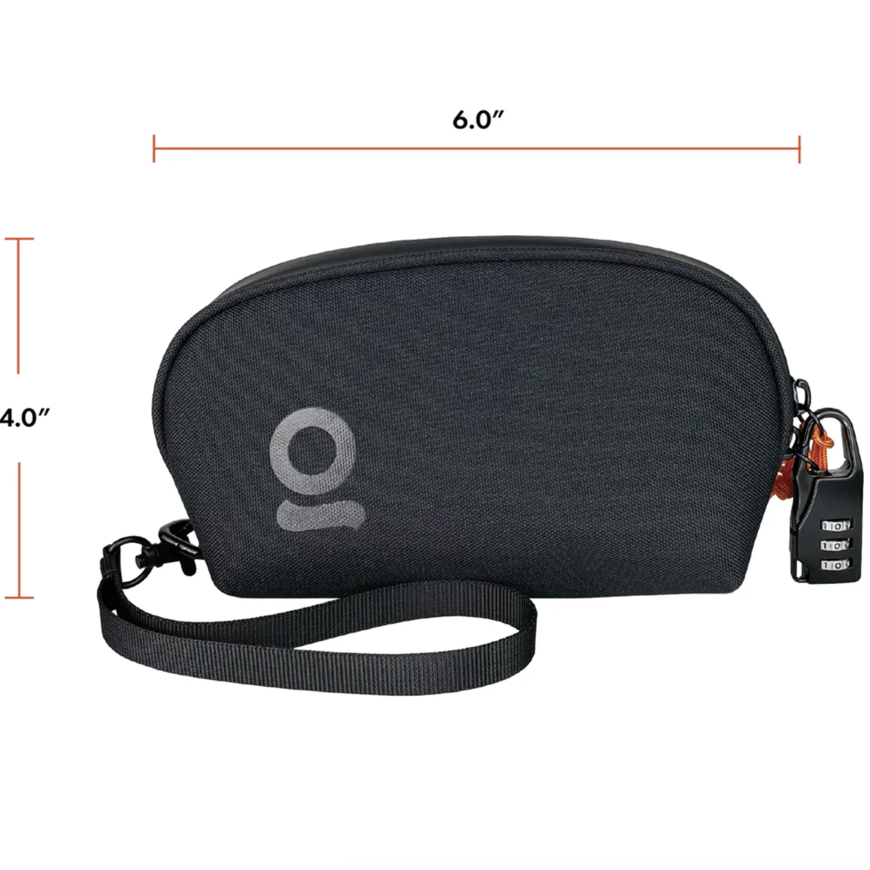 Smell Proof Wrist Carbon Lined Black