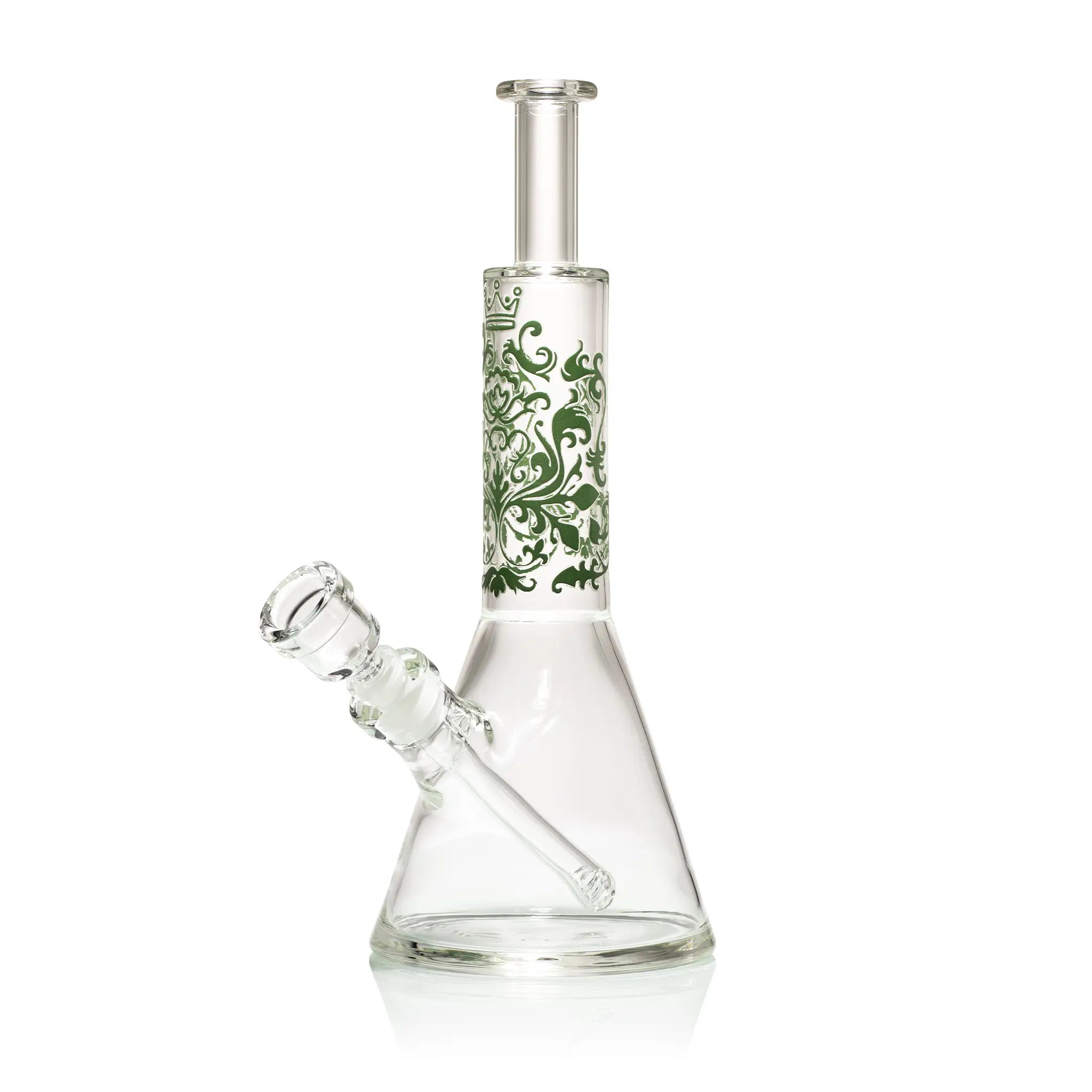 14" Regal Beaker Bong - Green 14" Regal Beaker Bong - Green