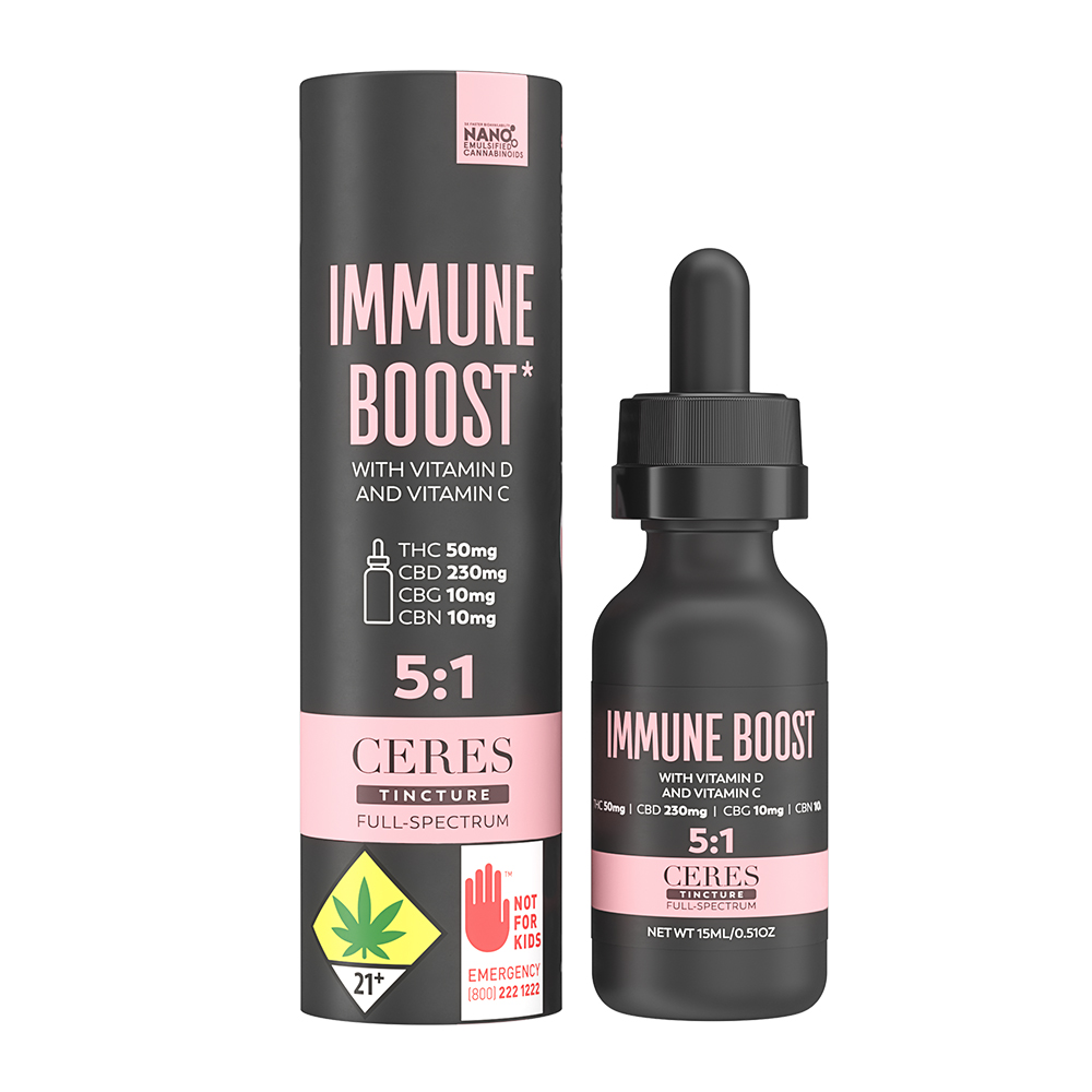 5:1 Immune Boost [15ml] (50mg THC/230mg CBD/10mg CBG/10mg CBN)