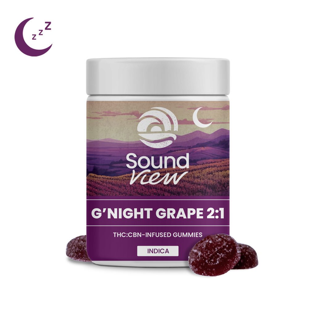 Shop SoundView - G'Night Grape (I) Gummies (4.96mg THC 2.59mg CBN