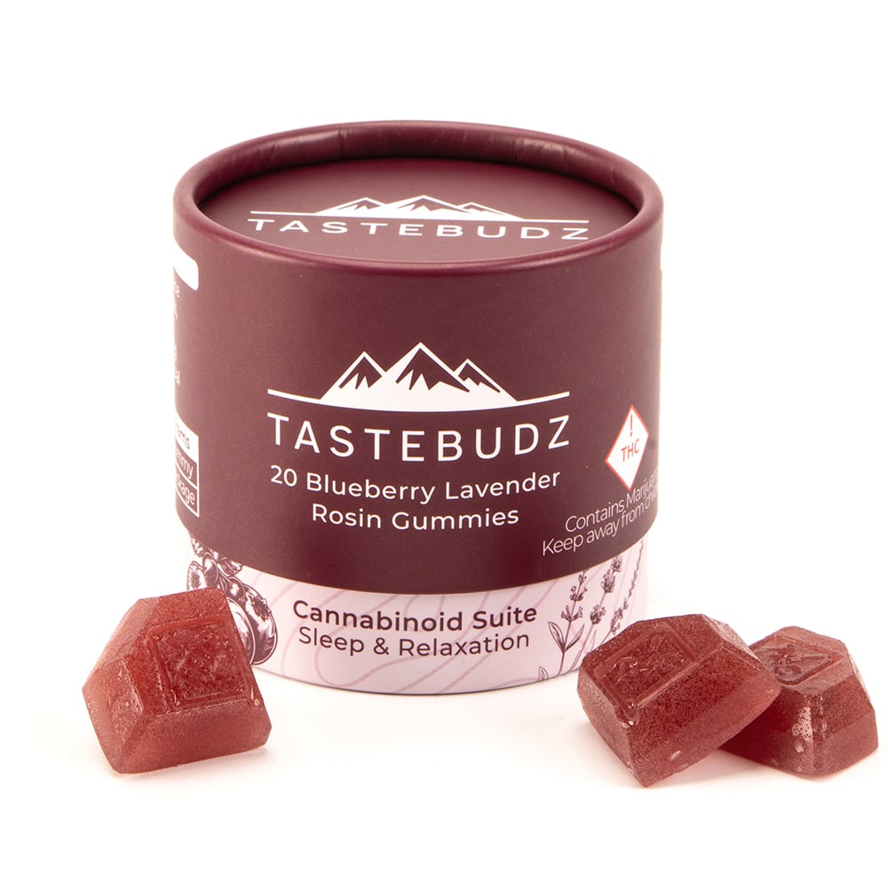MED Blueberry Lavender Nightly Rituals Rosin Gummies | CBN | CBD | THC |
