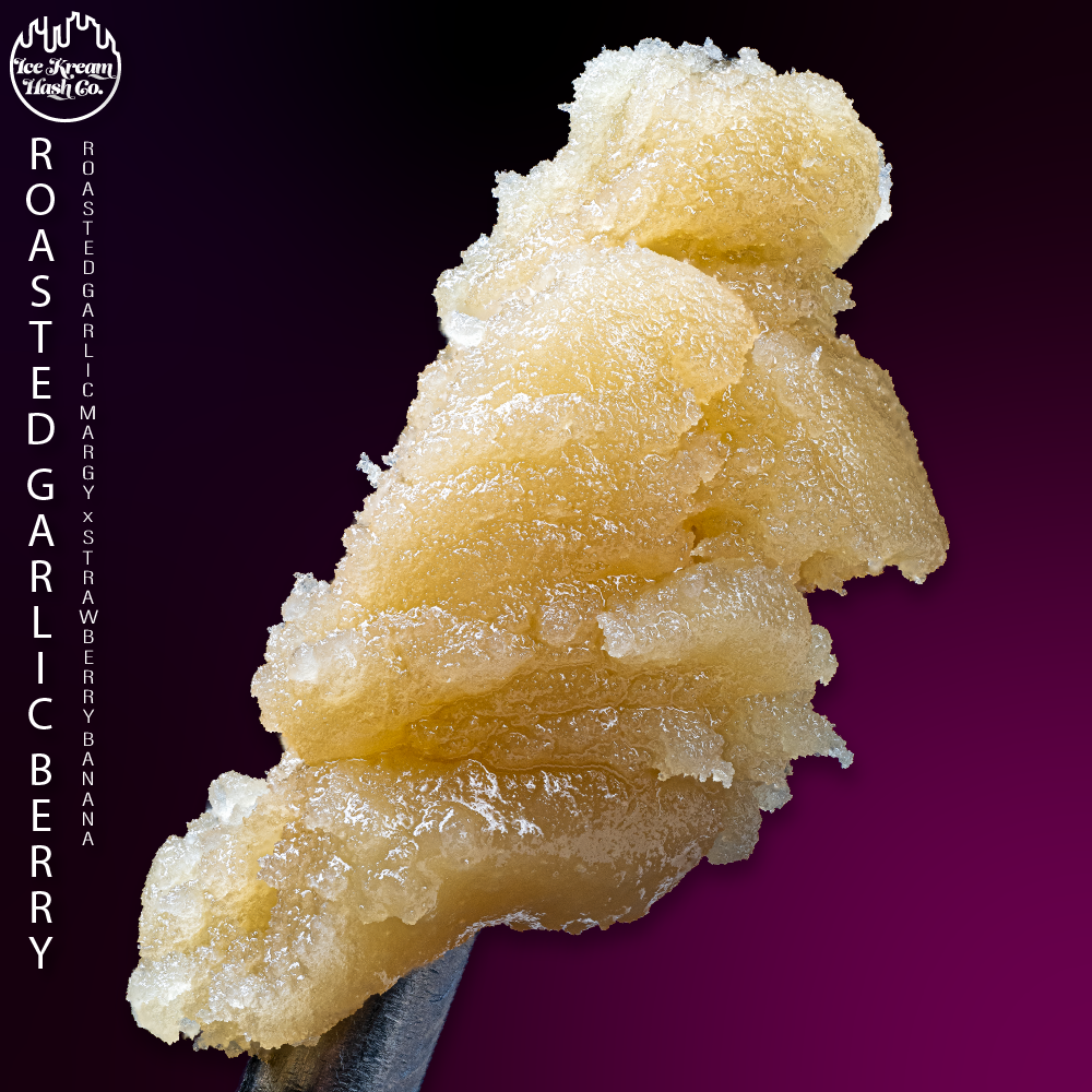 Roasted Garlic Berry Ice Kream Hash Co. Live Rosin Jane