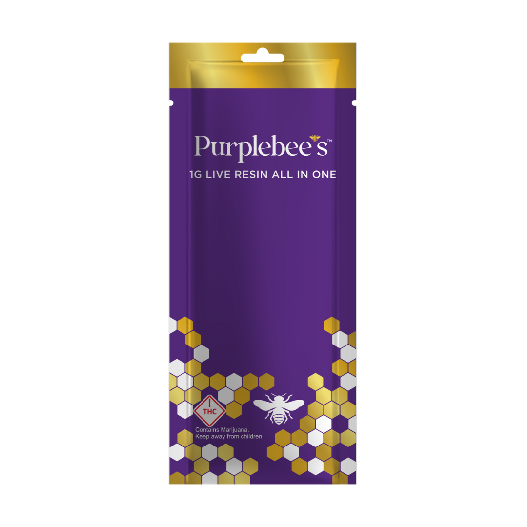 Purplebee's AIO Live Resin (H) 1000mg