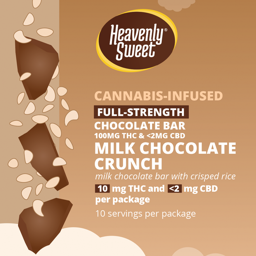 Milk Chocolate Crunch [10pk] (100mg)