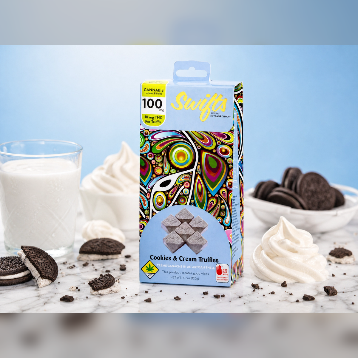 Cookies & Cream - Hybrid [10pk] (100mg)