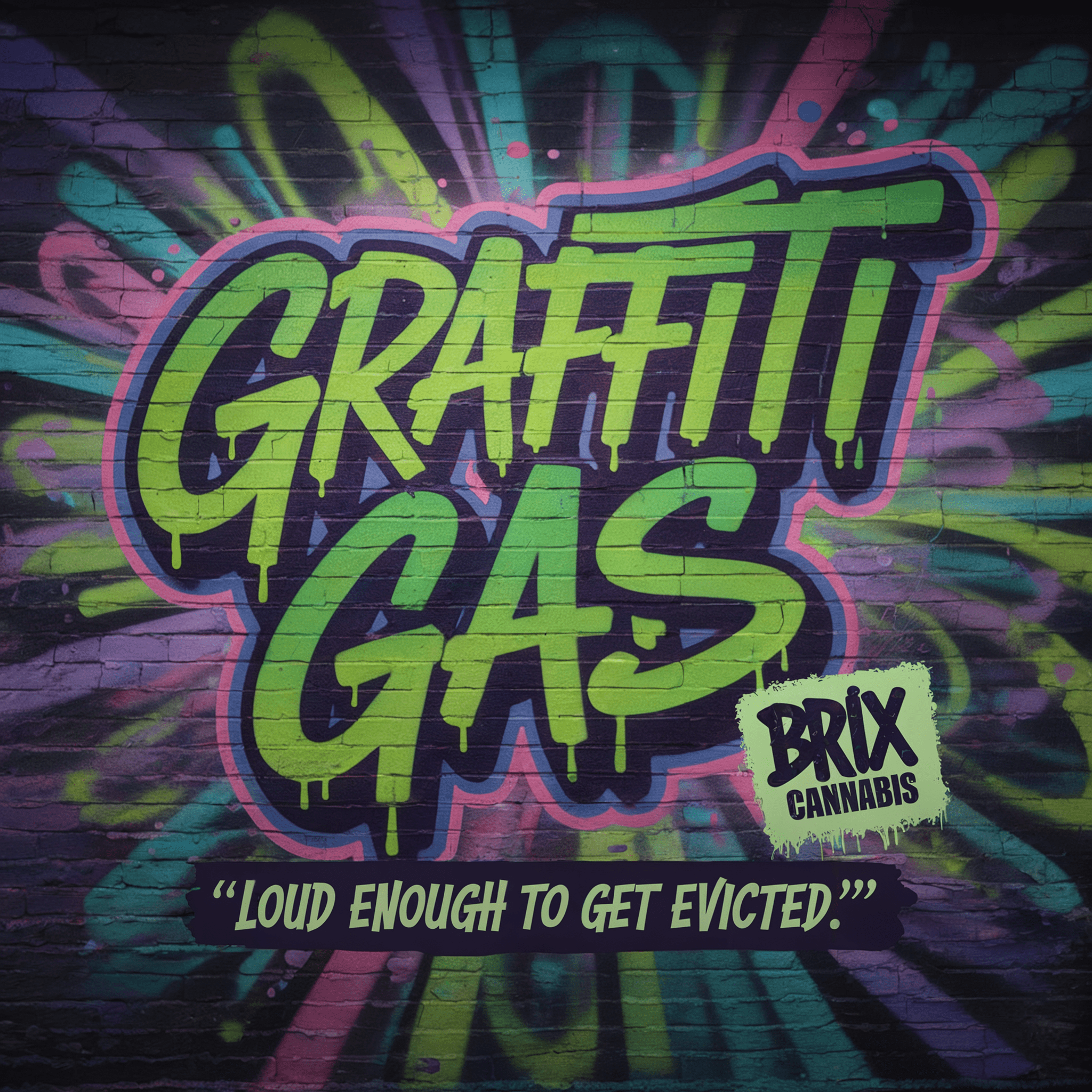 BRIX Cannabis Graffiti Gas (H) Vape Cartridge C0101000350 BRIX Cannabis Graffiti Gas (H) Vape Cartridge C0101000350