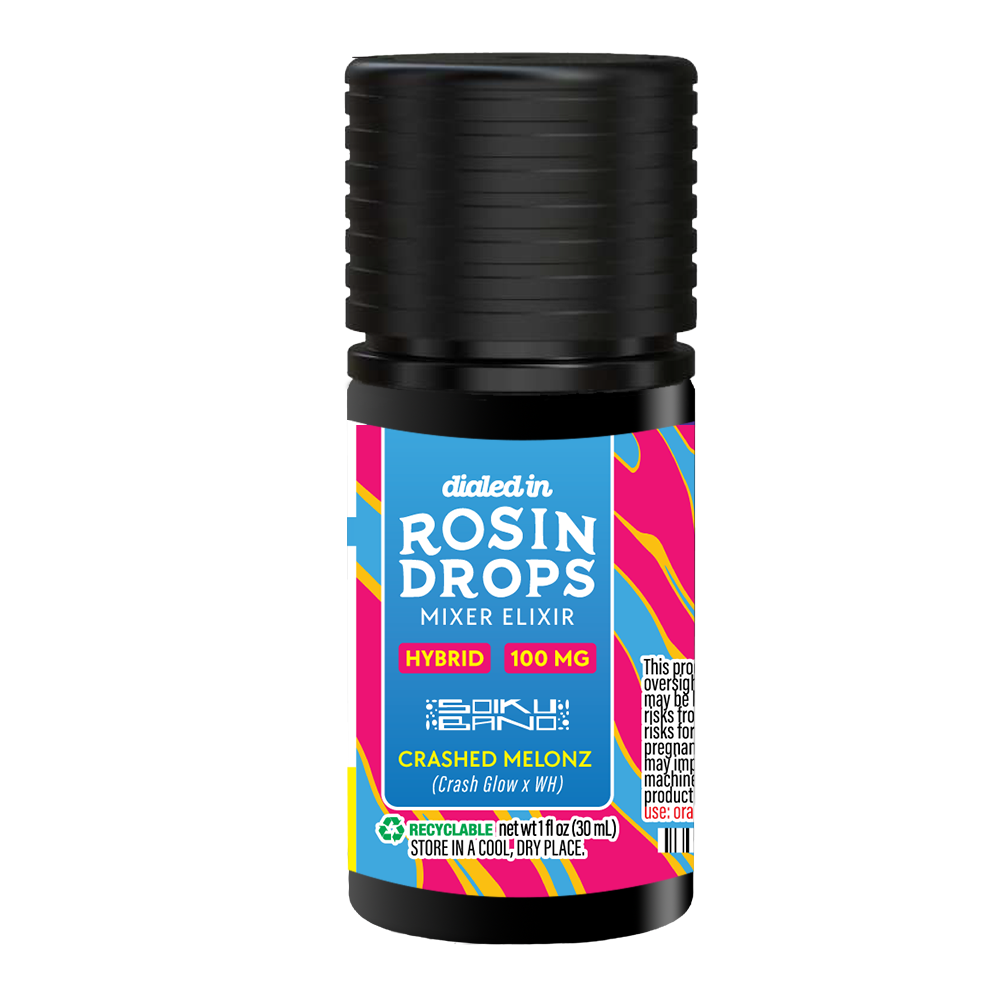 Shop 100mg - Crashed Melonz - Rosin Drops | The Happy Camper